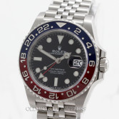 Rolex-GMT Master II Pepsi Ref 126710BLNO Steel Black Dial
